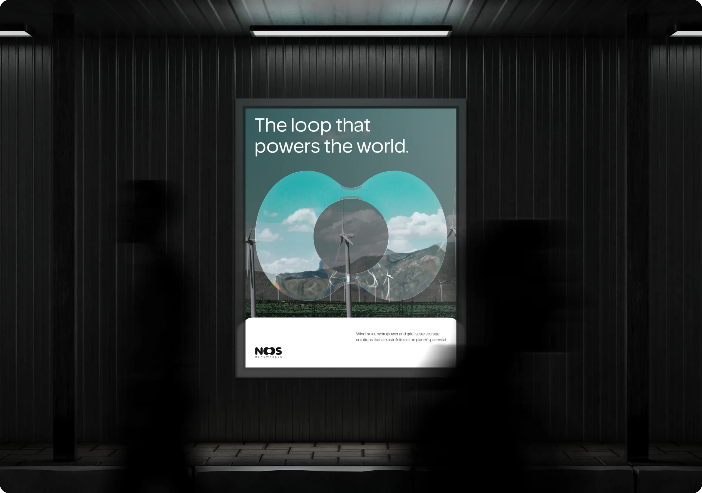 NOS Renewables Subway Poster Advertisement